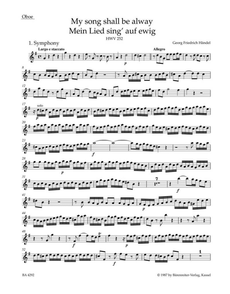 My song shall be alway